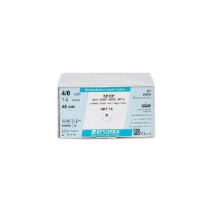 FIR DE SUTURA SILK  -  neresorbabil  -  negru, 40616