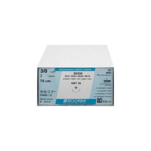 FIR DE SUTURA SILK  -  neresorbabil  -  negru, 4063