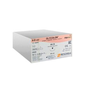 FIR DE SUTURA GLYCOLON  -  resorbabil  -  nevopsit, PB41411