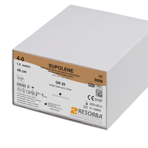 FIR DE SUTURA SUPOLENE  -  neresorbabil  -  verde, 9144