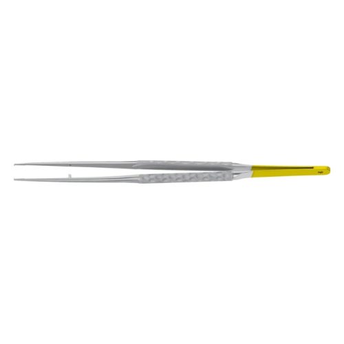 Micro Pensă De Disecție Diamantată, Dreaptă, 1×2 Dinți, Mâner Rotund, 180 Mm, Aesculap, B. Braun, FD255R