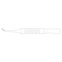 Pensă Chirurgicală Curbată Pentru Pansamente, 140 Mm, Ergoplant®, Aesculap, B. Braun, DX055R 1