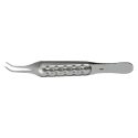 Pensă Chirurgicală Curbată Pentru Pansamente, 140 Mm, Ergoplant®, Aesculap, B. Braun, DX055R
