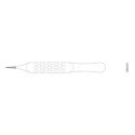 Pensă Pentru Microchirurgie Dreaptă, 120 Mm, Ergoplant®, Aesculap, B. Braun, DX051R 1
