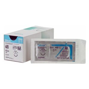 Cutie Cu 12 Fire De Sutură Neresorbabile Silkam®