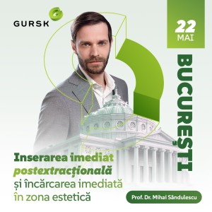 Inserarea imediat postextracțională și încărcarea imediată în zona estetică