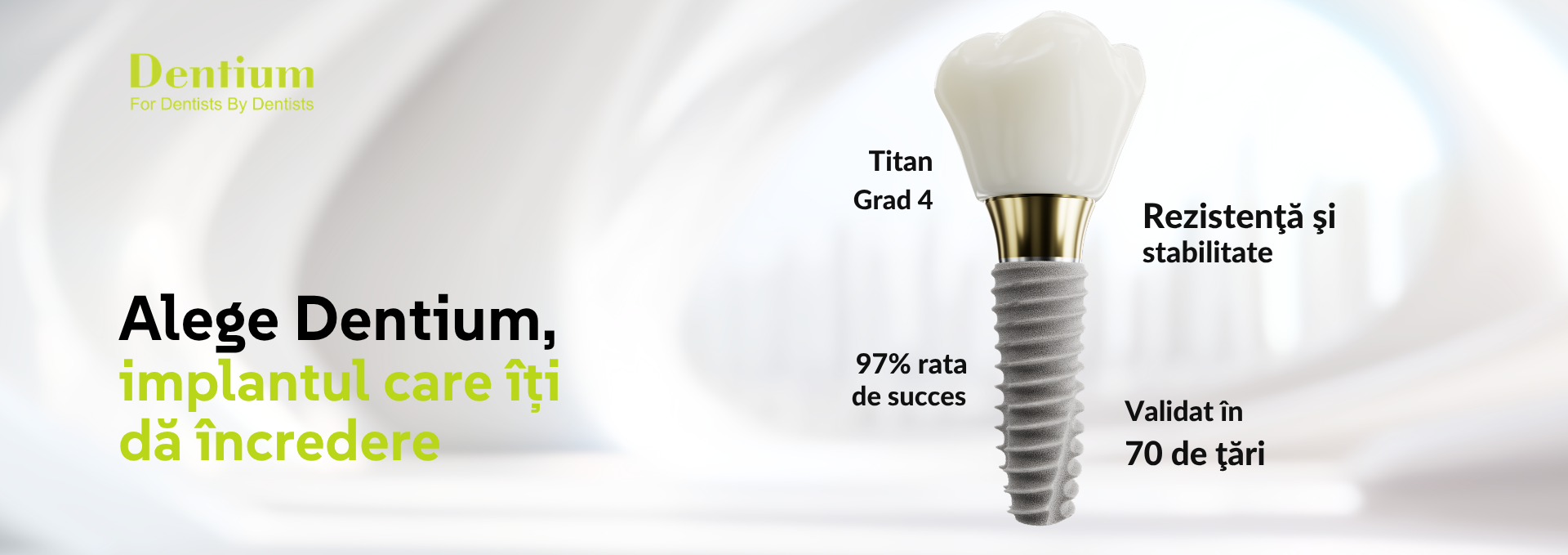 Alege Dentium, Implantul Care îți Dă încredere
