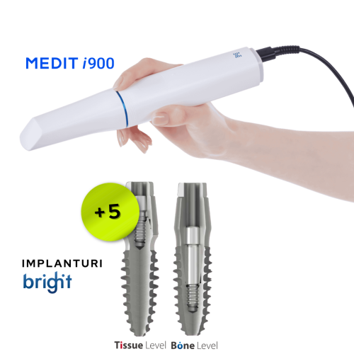 pachet medit i900 + 5 implanturi bright