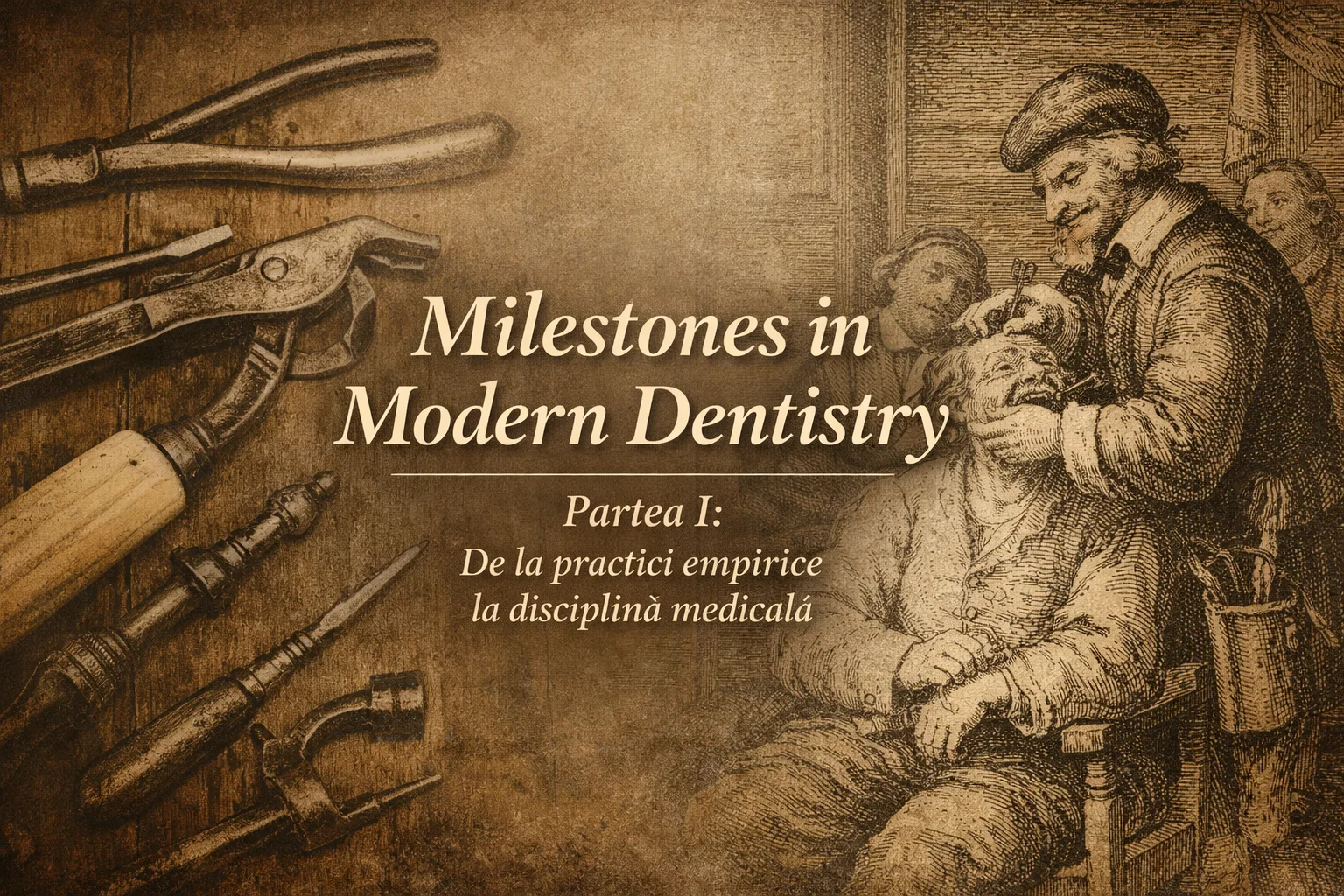 Milestones in Modern Dentistry: Repere din istoria stomatologiei moderne