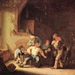 Adriaen Van Ostade   Barbier De Village Arrachant Une Dent