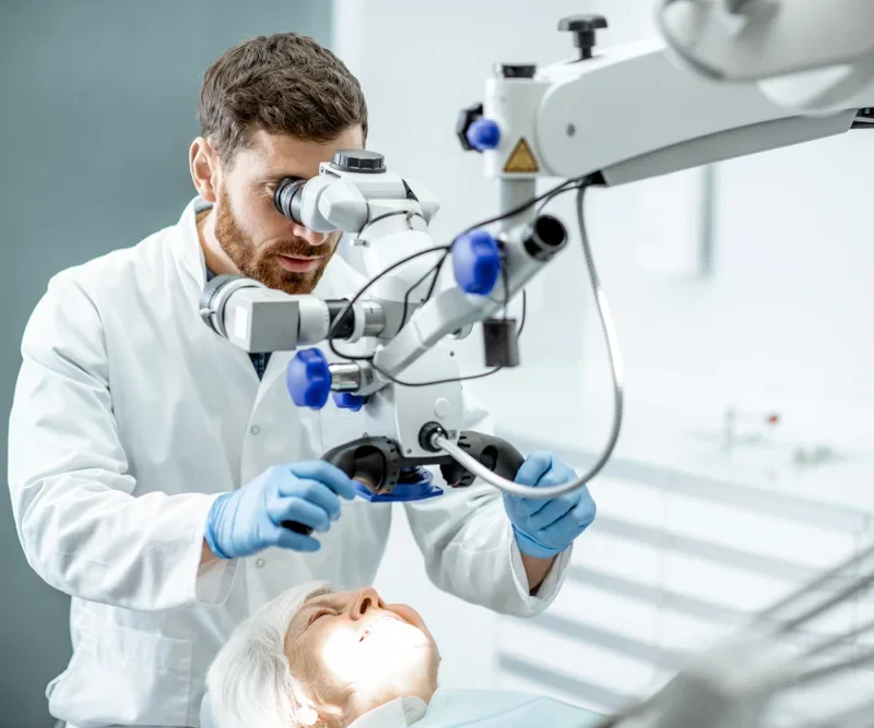 microscop dentar folosit in stomatologie