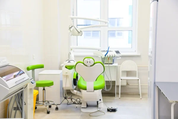 unit dentar instalat in cabinet stomatologic